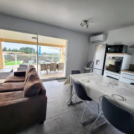Vakantiehuis En Ardeche, Maison De L'odalys Climatisee Avec Sa Piscine Privee Et Chauffee Joyeuse
