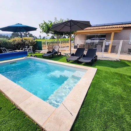 Сasa de vacaciones En Ardèche, L'odalys Climatisé Avec Sa Piscine Privée Et Chauffée Joyeuse